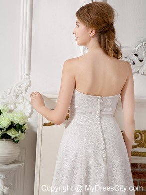 Long Empire Strapless Belt Bridal Dress with Jacket