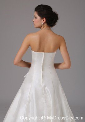 2013 A-line Wedding Dress With Bodice Organza Floor-length