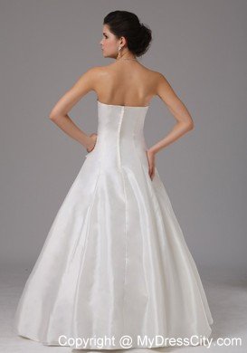 2013 A-line Wedding Dress With Bodice Organza Floor-length