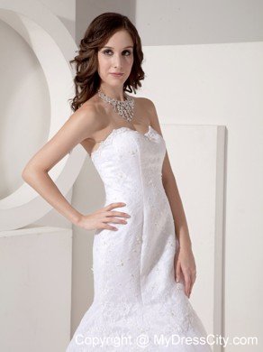 Mermaid Organza Wedding Dress with Lace-up and Ruffles Layered