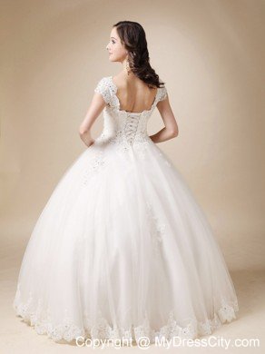 Ball Gown Sweetheart Organza and Satin Beading Wedding Dress