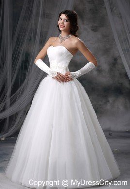 2013 Discount Beading Princess Sweetheart Neckline Wedding Dress