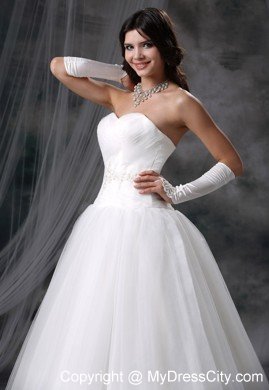 2013 Discount Beading Princess Sweetheart Neckline Wedding Dress