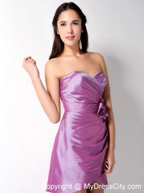 Modern Lavender Sweetheart Hand Made Flower Dress for Nightclub