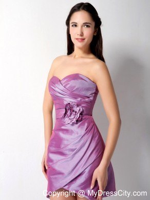 Modern Lavender Sweetheart Hand Made Flower Dress for Nightclub