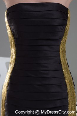 Sequined Mini-length Ruched Strapless Celebrity Nightclub Dress