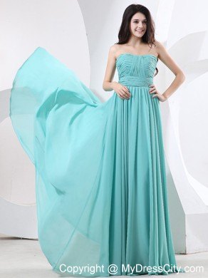 Strapless Floor-Length Elegant Pageant Gown with Pleats