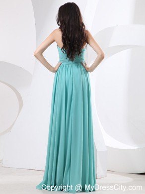 Strapless Floor-Length Elegant Pageant Gown with Pleats