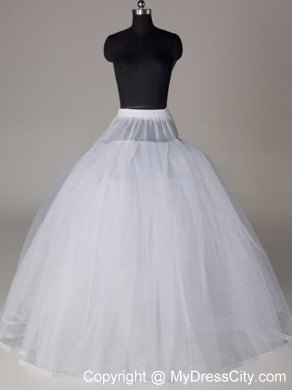 Hot Selling Organza Ball Gown Floor-length Wedding Petticoat