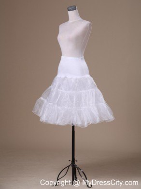 Lovely Organza Mini-length Girls Petticoat