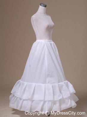 Popular Taffeta Floor-length Petticoat