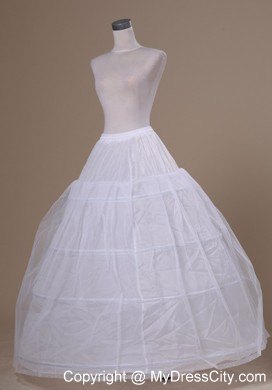 Fashionable Tulle and Organza Floor-length Wedding Petticoat