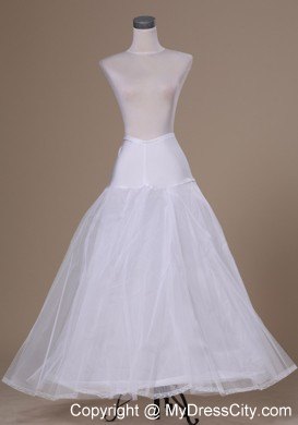 Beautiful A-line Floor-length Tulle and Organza Wedding Petticoat