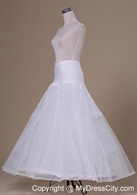 Beautiful A-line Floor-length Tulle and Organza Wedding Petticoat