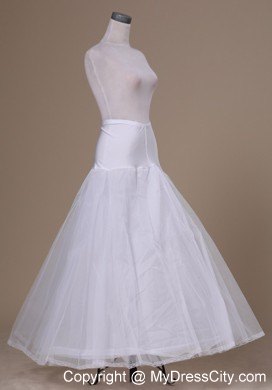 Beautiful A-line Floor-length Tulle and Organza Wedding Petticoat