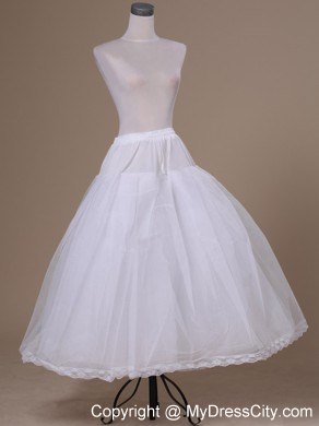 Tulle Floor-length White Petticoat