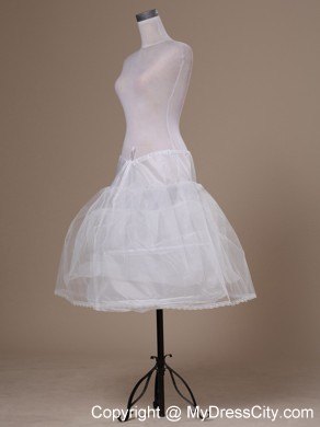 White Tulle Mini-length Petticoat