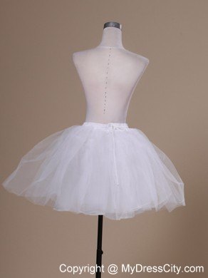 Simple Tulle Mini-length Prom Petticoat