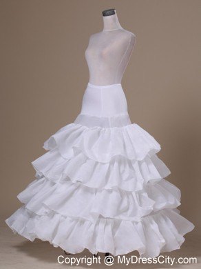 Ruffled Layers Ball Gown Taffeta For Prom Petticoats