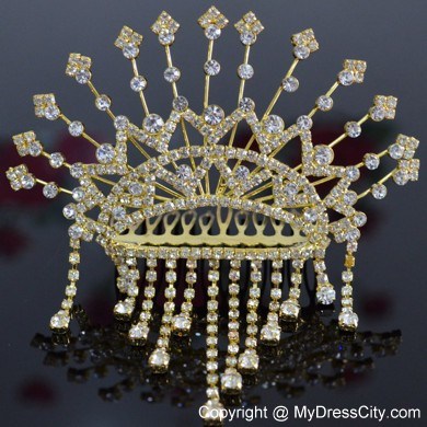 Classical Tiara With Rhinestones