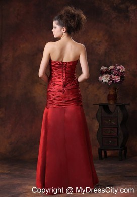 Beading Appliques Strapless Taffeta Back Out Prom Dress