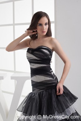 Bandaged Sweetheart Prom Dress Has Layers Ruffles and Beading