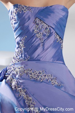 2013 cheap Strapless Appliques Quinceanera Gowns with Taffeta