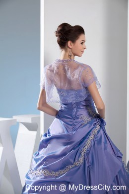 2013 cheap Strapless Appliques Quinceanera Gowns with Taffeta