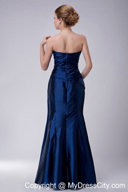 Appliques Strapless Floor-length Taffeta Jacket Mother Of The Bride Dress