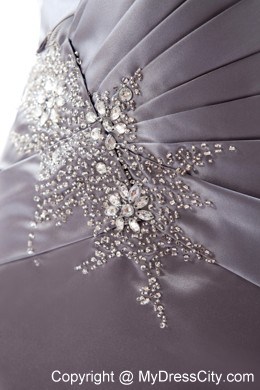 Sweetheart Knee-length Ruching Mother of the Groom Dress with Petal Jacket