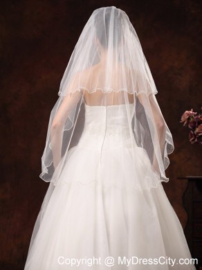 Two-tier Tulle Graceful Wedding Veil