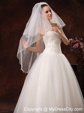 Two-tier Tulle Graceful Wedding Veil