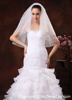 Two-tier Tulle Bridal Veil On Sale