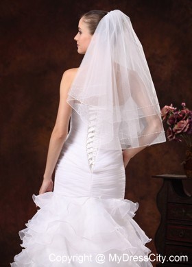 Two-tier Tulle Bridal Veil On Sale