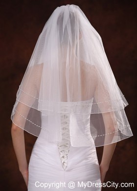 Two-tier Tulle Bridal Veil On Sale