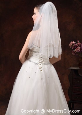 Two-tier Tulle Graceful Wedding Veil