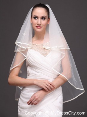 Two-tier Tulle Graceful Wedding Veil