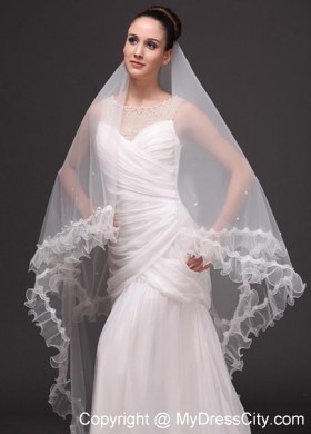 Two-tier Organza Bridal Veil On Sale