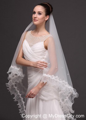 Two-tier Organza Bridal Veil On Sale