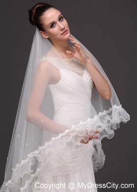 Two-tier Organza Bridal Veil On Sale