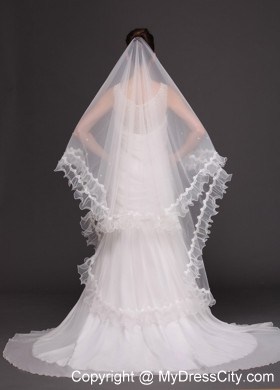 Two-tier Organza Bridal Veil On Sale