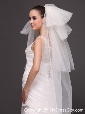 Tulle Four-tier Bridal Veil For Wedding