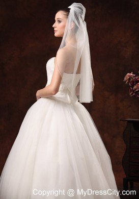 Cheap Drop Tulle Bridal Veils For Wedding