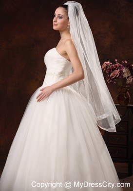 Beautiful Organza Bridal Veil For Wedding