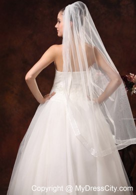 Beautiful Organza Bridal Veil For Wedding