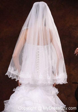 Lace Tulle Graceful Bridal Veils For Wedding