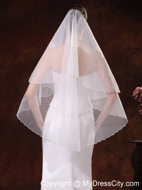 Simple Organza Bridal / Wedding Veil