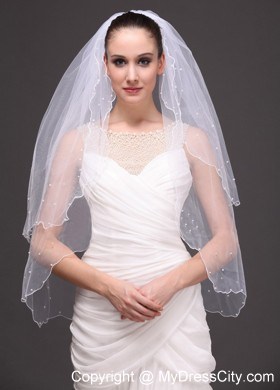 Two-tier Tulle Graceful Wedding Veil