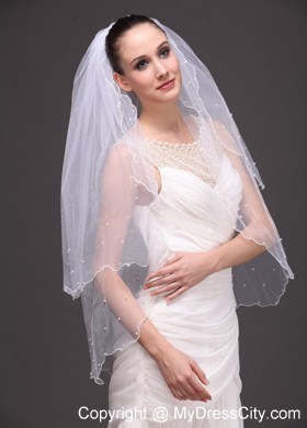 Two-tier Tulle Graceful Wedding Veil