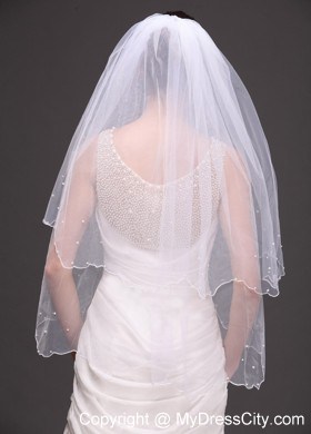 Two-tier Tulle Graceful Wedding Veil